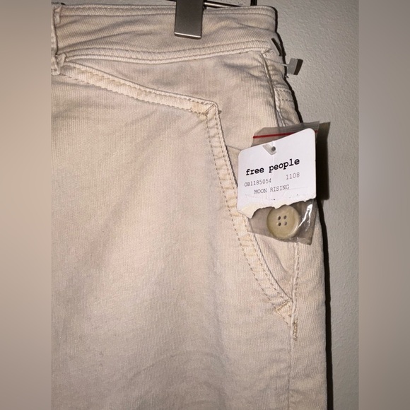 Free People women’s Corduroy Pants - Cream - Picture 3 of 6